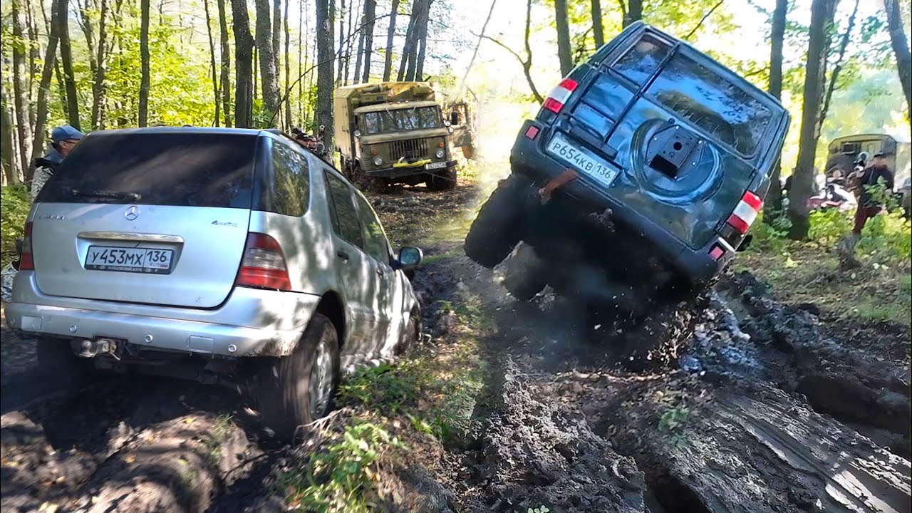 ЭТО САМЫЙ СЛОЖНЫЙ OFF-ROAD МАРШРУТ! В ВОРОНЕЖЕ! MERCEDES, УАЗЫ, НИВЫ, ГАЗ 66! DUSTER, HOVER!