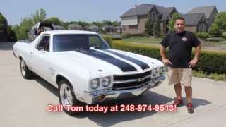 1970 Chevy El Camino Big Block 4 Speed Classic Muscle Car for Sale in MI Vanguard Motor Sales