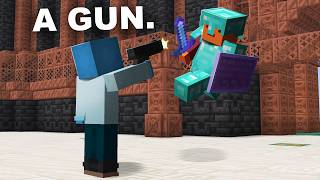 Minecraft Tournament But I Have a GUN