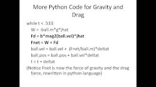Physics of a falling object!
