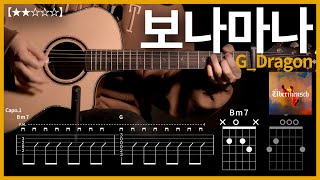 797.G_Dragon (์ง๋๋๊ณค) - ๋ณด๋๋ง๋ BONAMANA ๊ธฐํ์ปค๋ฒใโ
โ
โโโใ | Guitar tutorial |ใฎใฟใผ ๅผพใใฆใฟใ ใTAB่ญใ