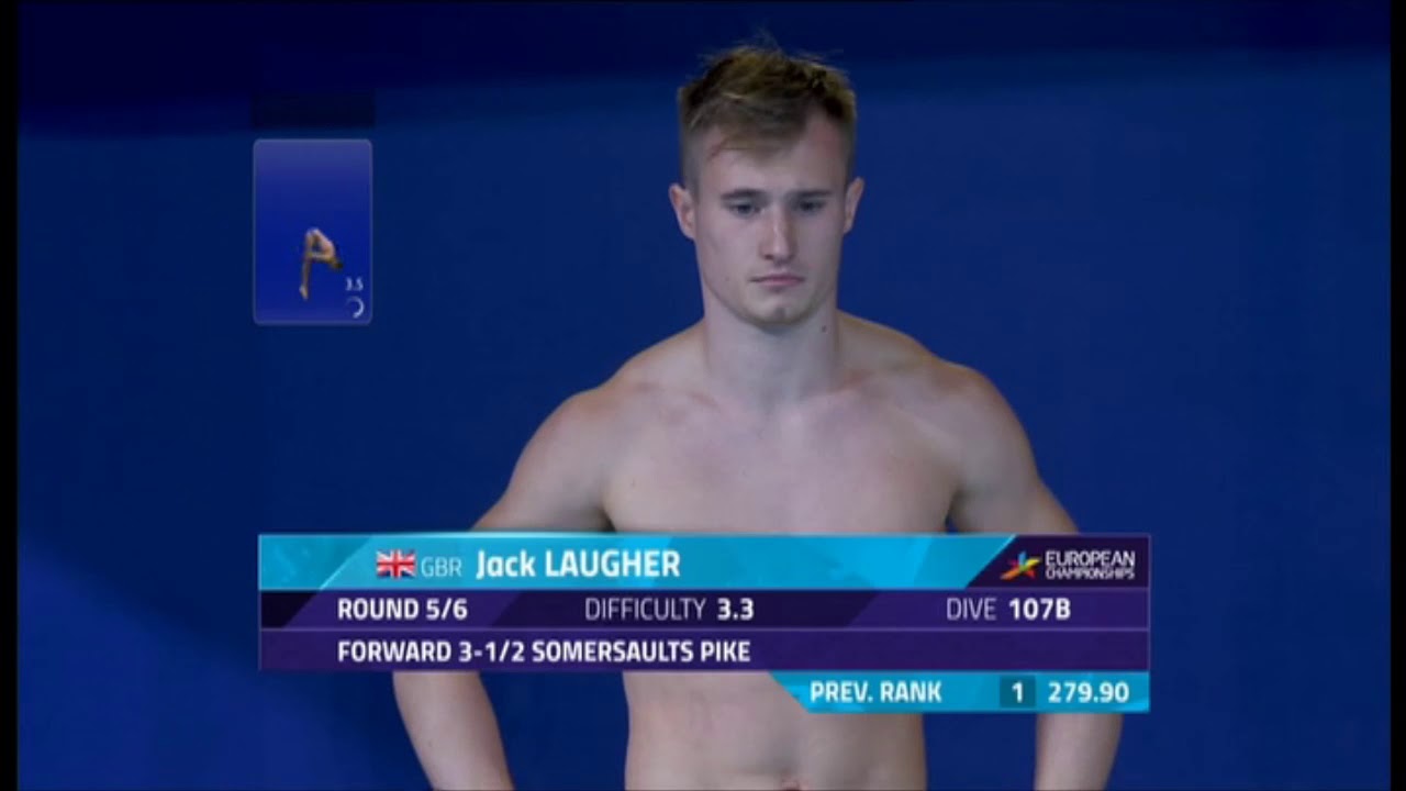 1m SPRINGBOARD MEN FINAL European Championships Glasgow 2018