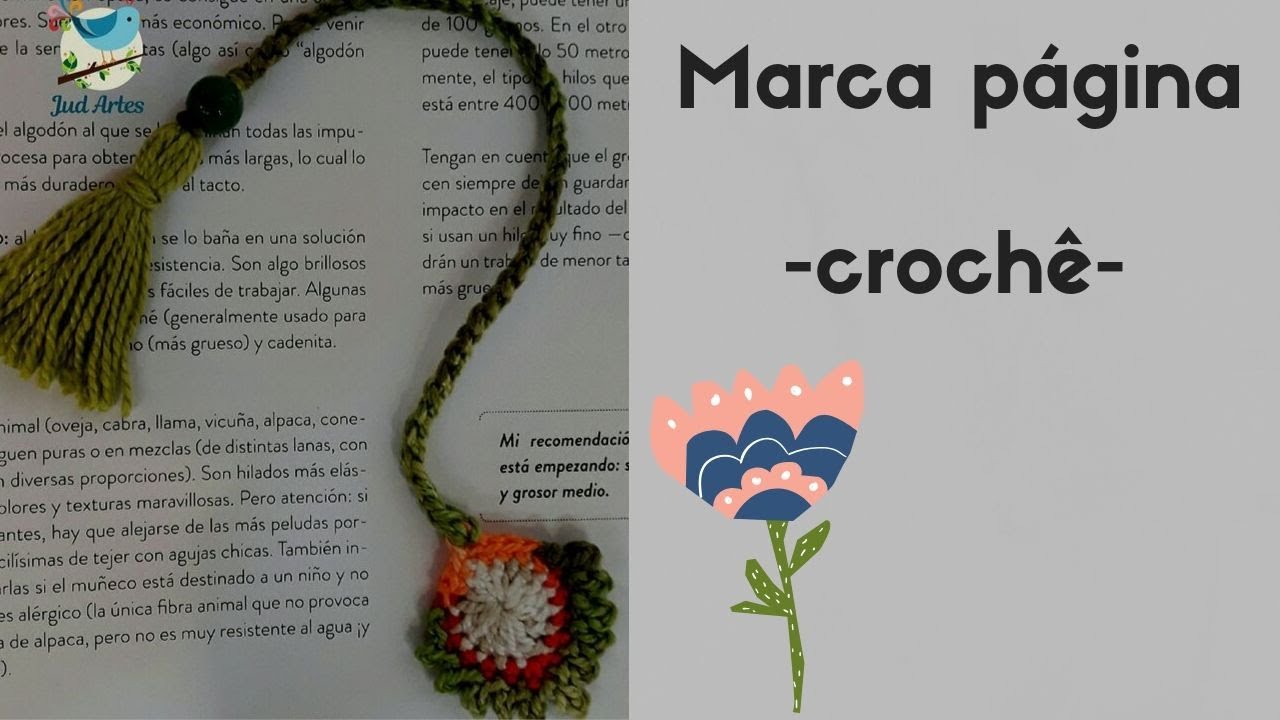 Marca página crochê - lembrança Dia dos Professores!