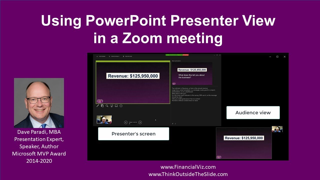 powerpoint presentation with one screen