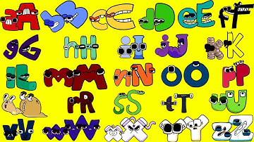 Alphabet Lore Snakes Transform from Letter K (A-Z)