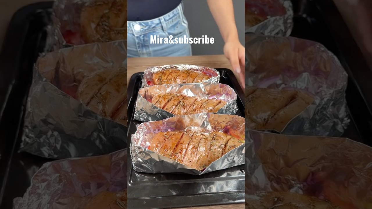 Cómo hacer pechuga de pollo receta fácil#subscribe