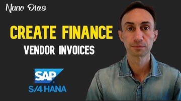 How to Create Vendor Invoice with a Fiori App and a T-code: SAP S/4 HANA