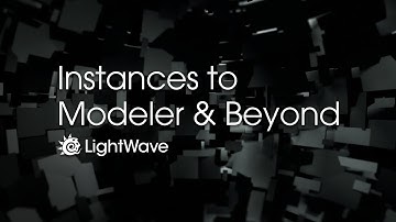 LightWave 3d: Instances and Objects into Modeler