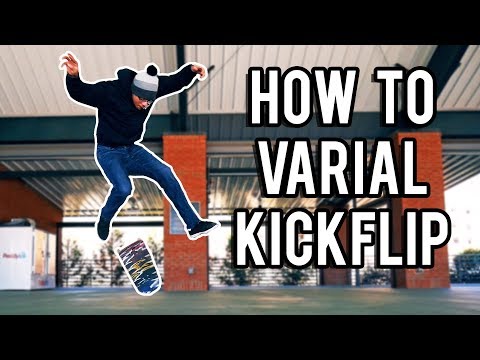 How To Varial Kickflip | EASIEST INTERMEDIATE TRICK!