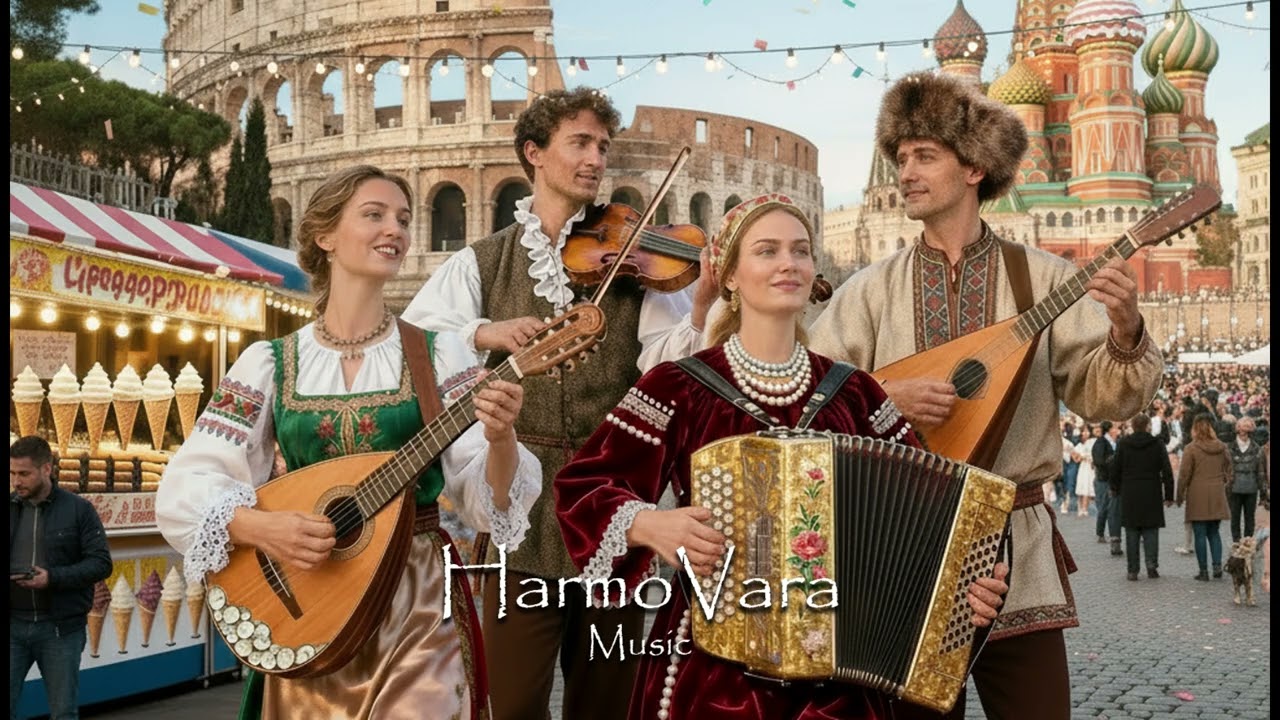 Fusion of Cultures - Russian Soul Meets Italian Spirit | Folk Music Blend