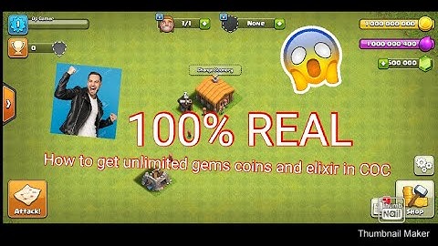 How to get unlimited Gems coins and elixir in Clash of Clans