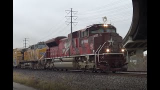 UP 1988 [The Katy HU] Leads UP MREEW-17 at Houston's Belt Junction