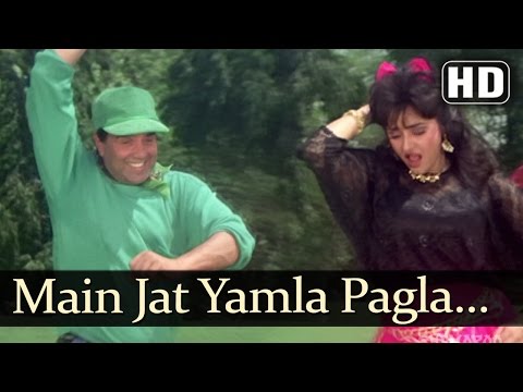 Main Jat Yamla - Farishtay (1991) Songs - Dharmendra, Vinod Khanna - Bappi-Lahiri Hits