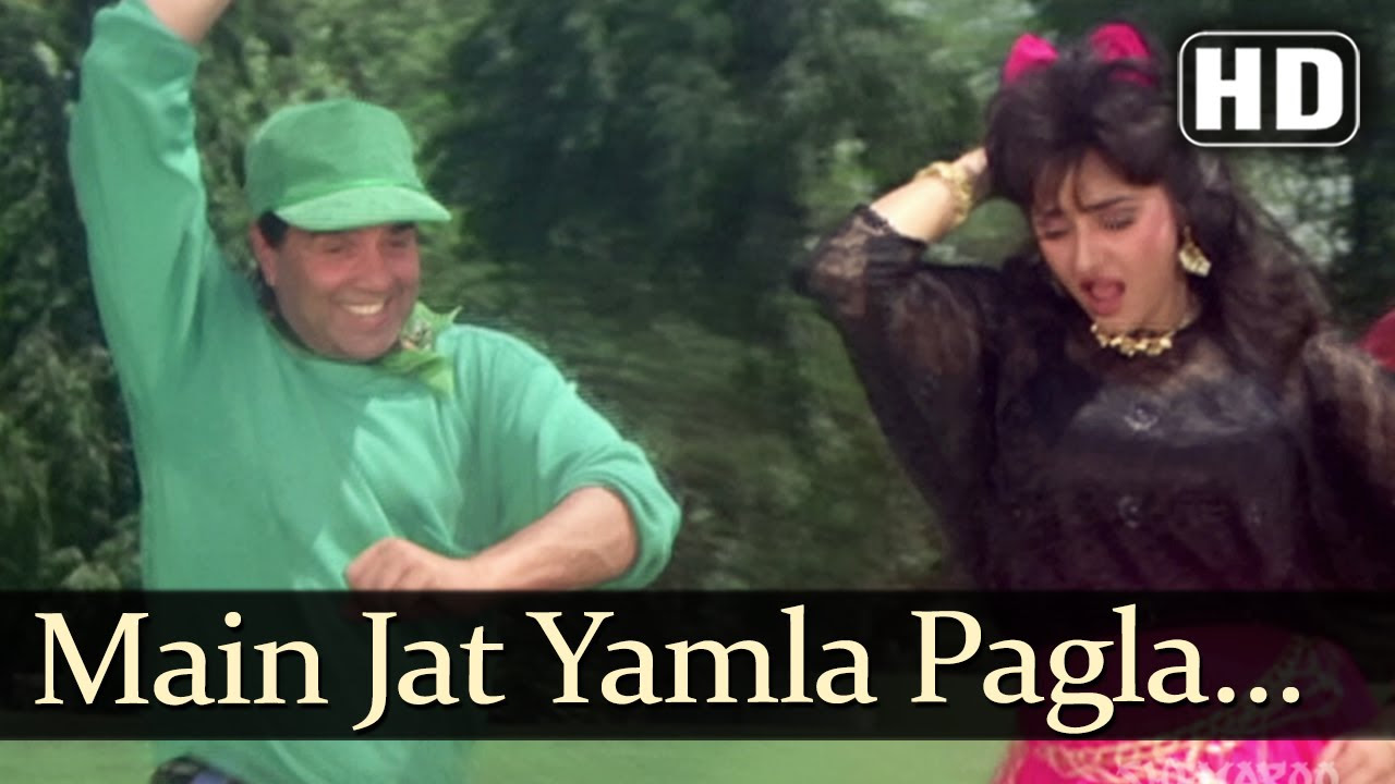 Main Jat Yamla   Farishtay 1991 Songs   Dharmendra Vinod Khanna   Bappi Lahiri Hits