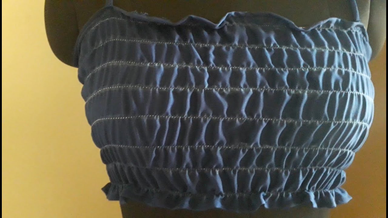 Shirred Shirred top How to do shirring YouTube