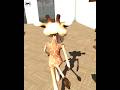Franklin has become a giraffe in Indian Bike Driving 3D.#shorts #gaming