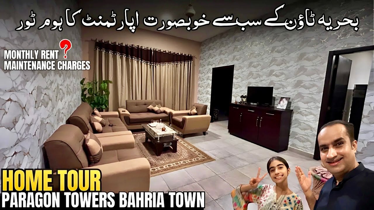 Sister’s Home Tour of Beautiful Paragon Towers Apartment Bahria Town Karachi 🏠