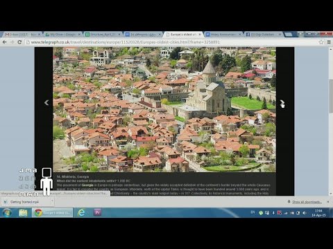 მცხეთა და ქუთაისი ევროპის უძველესი ქალაქების სიაში