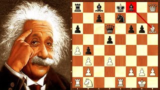 مباراة ألبرت أينشتاين في لعبة الشطرنج