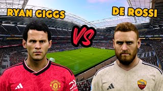Ryan Giggs vs De Rossi, Who is Better? eFootball Gameplay