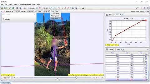 Analysing a ball toss using Tracker