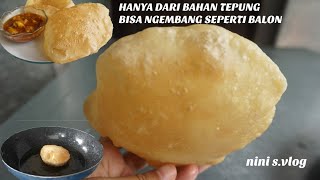 MEMBUAT ROTI POORI GORENG MENGEMBANG SEMPURNA SEPERTI BALON #Roti india TANPA RAGI/YEAST screenshot 4