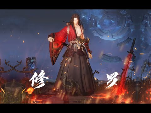 橘右京新皮肤【修罗】预览：建模帅爆！武器发红光颜值不输原画！