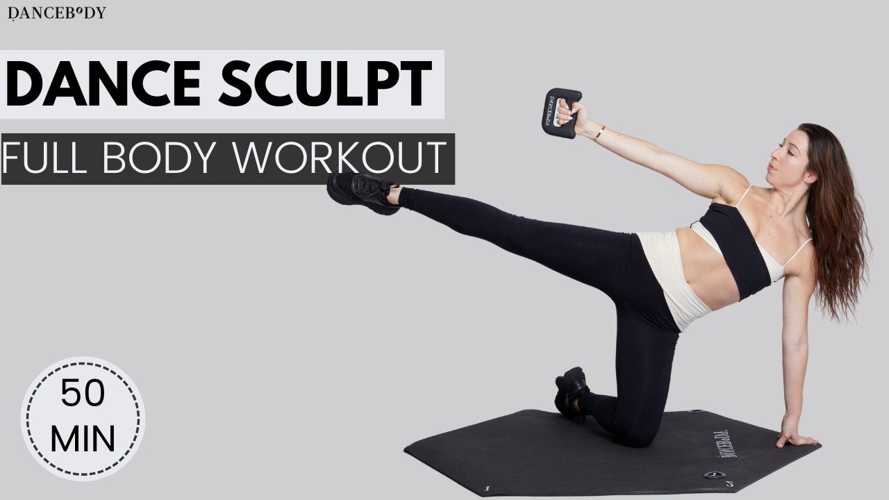 50-Minute Dance Sculpt Workout | Full Body Strength + Endurance (No ...
