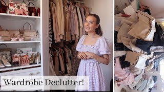 My BIGGEST EVER Wardrobe Clear Out! ~ Declutter My Wardrobe With Me! | Molly Jo