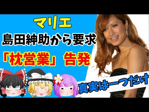 【ゆっくりニュース】マリエに暴発警報！ 島田紳助からの「枕営業」を暴露でラジオ番組終了「なんで私が反省しなきゃいけない」