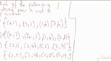 CXC CSEC maths multiple choice functions
