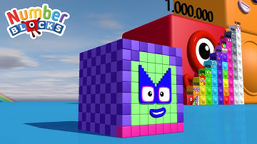 Looking for Numberblocks Step Squad NEW Cube 8x9x9 is Numberblock 648 vs 1 to 10,000,000 BIGGEST