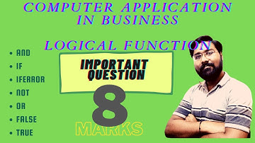 #3 CAIB II Logical Functions II Deepak Institute