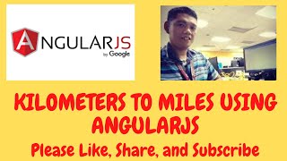 Kilometers To Miles Using ng-bind in AngularJS