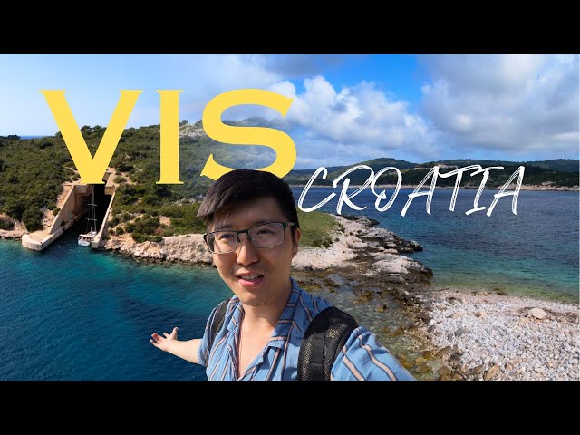 Travel vlog - VIS CROATIA 🇭🇷 - IS THIS CROATIA'S MOST BEAUTIFUL ISLAND? SUBMARINE CAVES, CANNON BUNKERS + BEACHES!