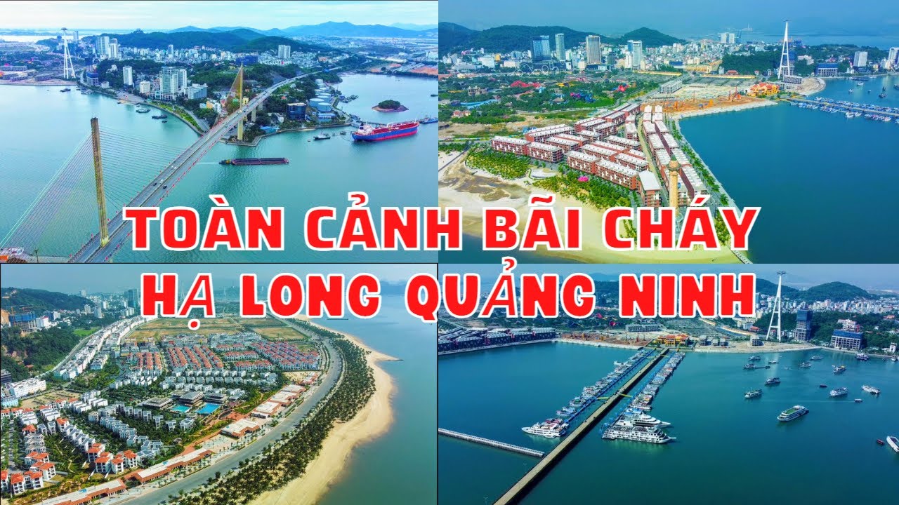 flycam Toàn cảnh khu du lịch Bãi Cháy Hạ Long Quảng Ninh