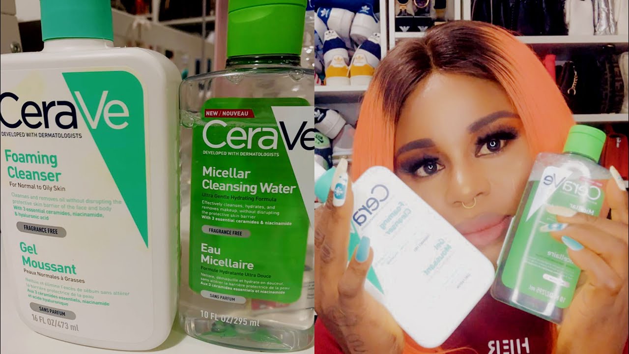 How TO Use Cerave To Control Your oil face/Facial wash / help in