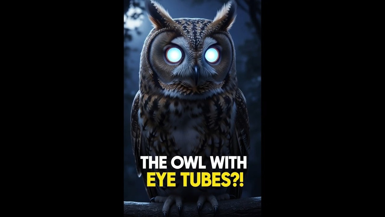 Owls Don’t Have Eyeballs?! 😱 The Truth Will Shock You! #facts