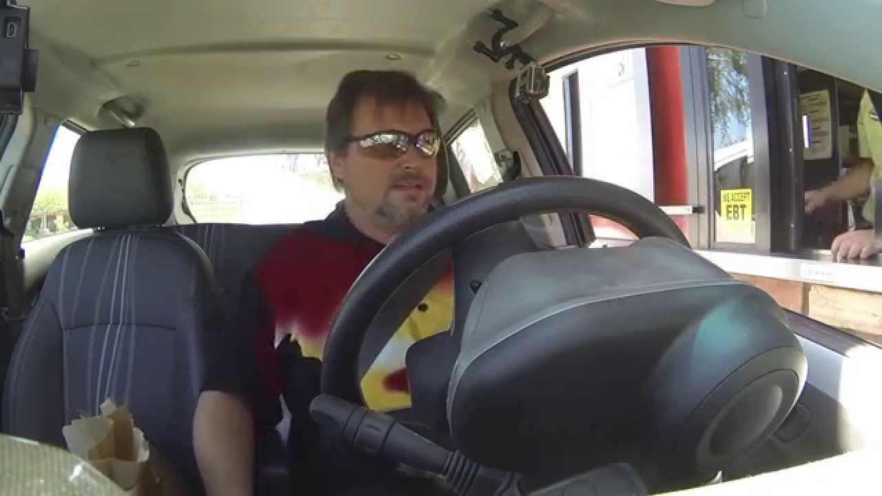 Jack In The Box Cashier asks about Border Patrol Checkpoint