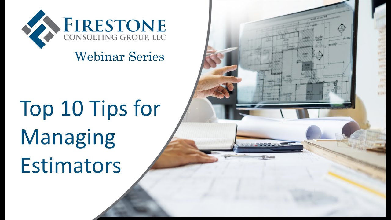 Top 10 Tips for Managing Estimators - YouTube