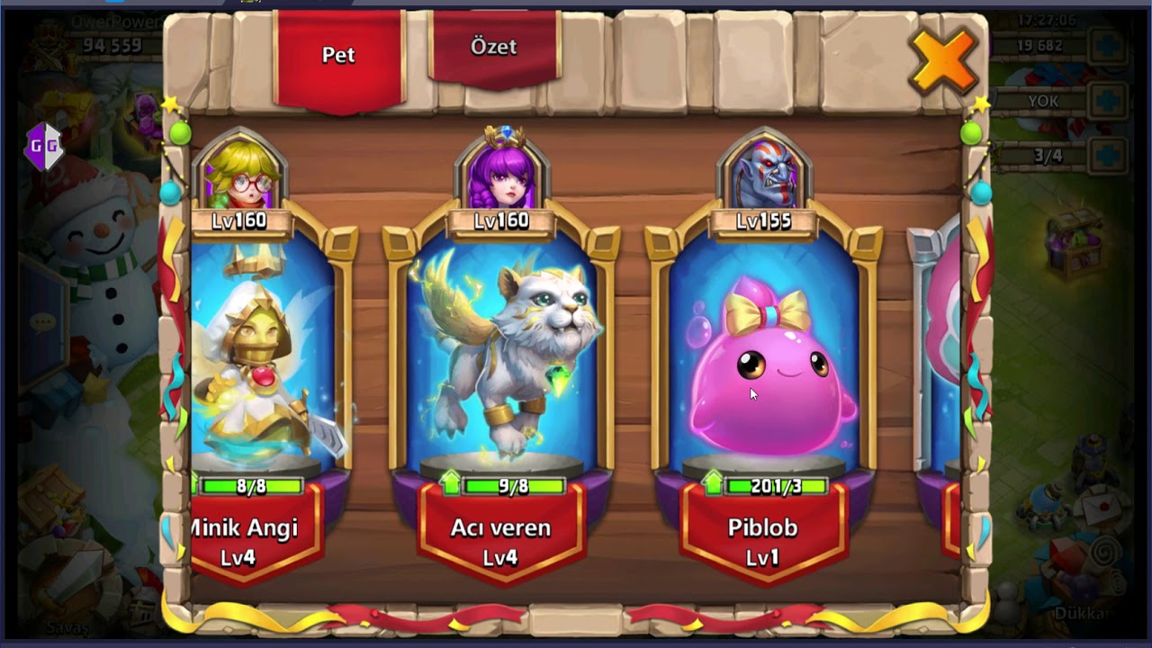 CASTLE CLASH INSANE Smurf Account show-off (Turkish Version)