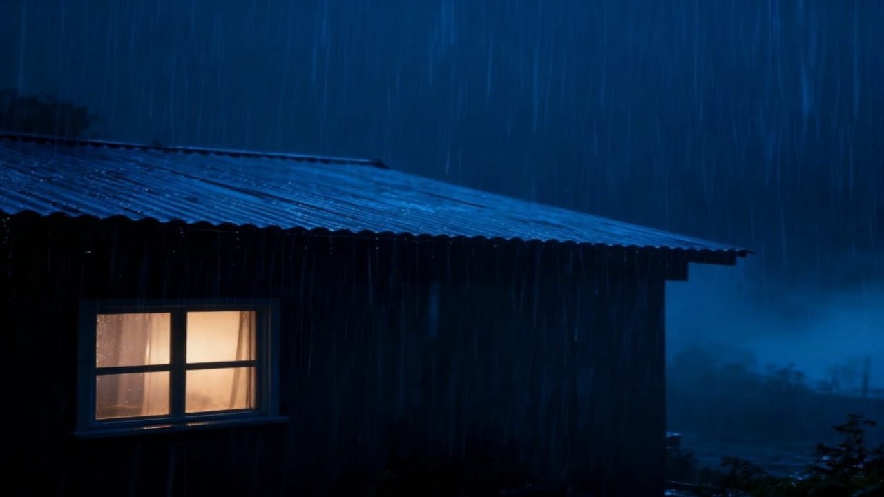 Midnight Thunderstorm in the Woods