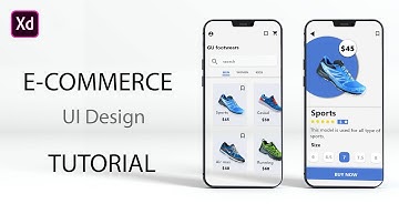 E-COMMERCE APP | UI and Prototype | Adobe XD | GUPIXELS