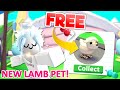 How to get the NEW EASTER LAMB PET for FREE In Roblox Adopt Me 🐑