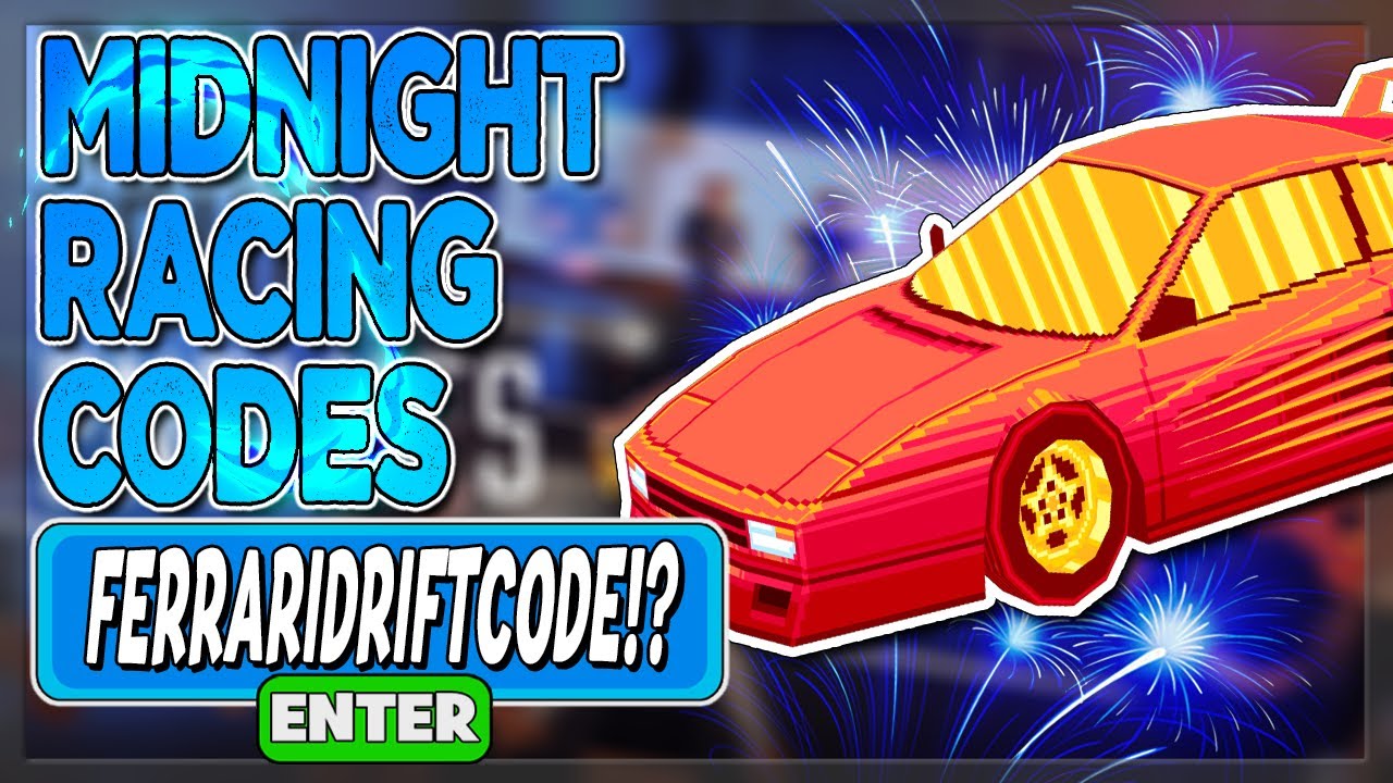 Tokyo codes. Midnight Racing Promo codes.