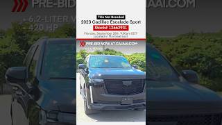 🇨🇦Check out this 2023 Cadillac Escalade Sport 600 and bid now at ca.iaai.com!