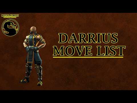 Mortal Kombat Deception - Darrius Move List