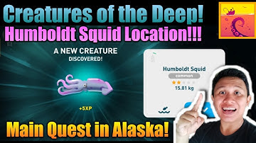 Humboldt Squid Creatures of the Deep Location in Alaska❗ Squid Location in Alaska Main Quest❗