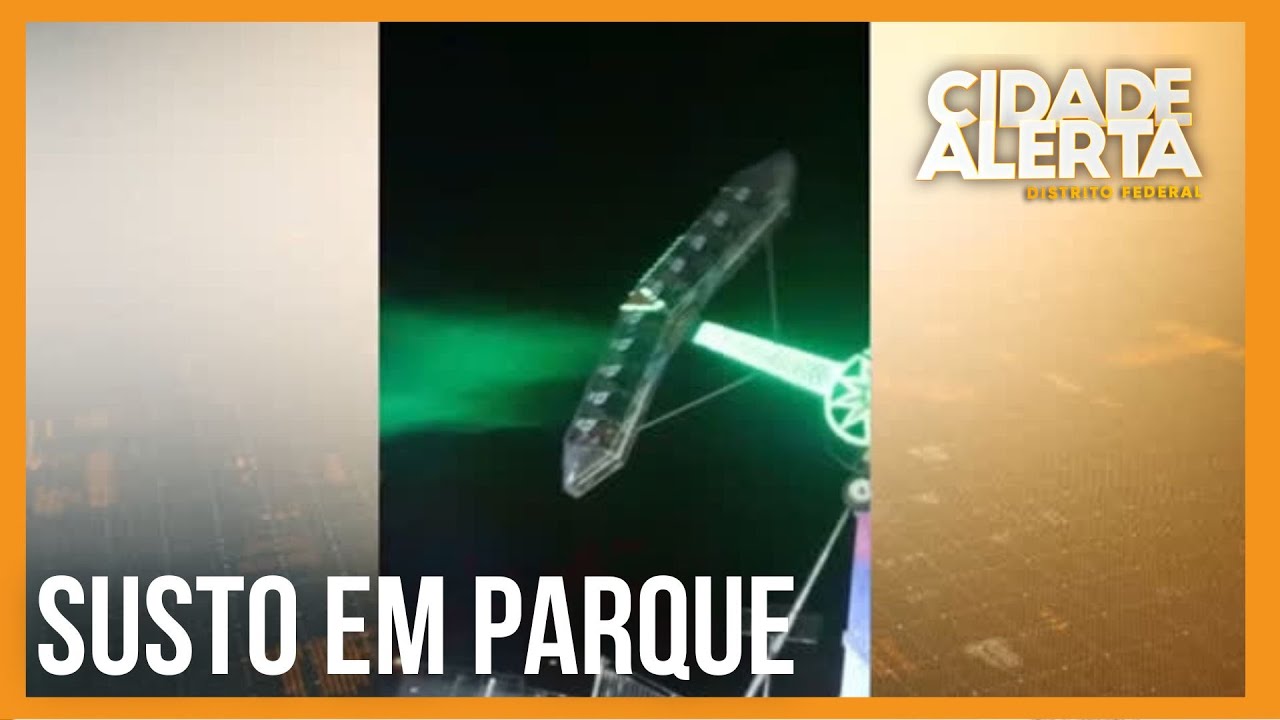 Adolescente desmaia e se solta de trava de brinquedo em parque no DF