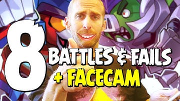 Angry Birds Transformers Gameplay Special Part 8 - Epic Battles and Fails with Facecam